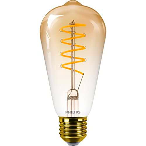 Philips - Bombilla LED cristal 15W forma pera E27 degradada, regulable