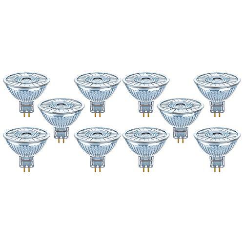 Osram Star Mr16 Bombilla LED GU5.3, 2.9 W, Blanco, 10 unidades