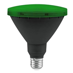 PRENDELUZ Bombilla led mate PAR38 15W luz verde, ideal para exterior IP65