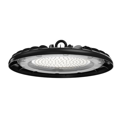 WELLS Highbay LED 150W, DOB, 18000 lúmenes en aluminio. Negro