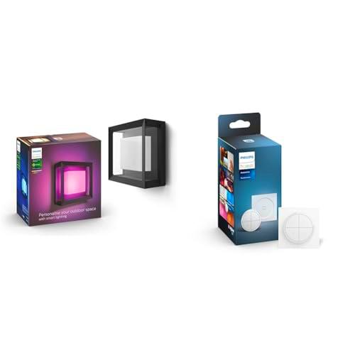 Philips Hue - Lámpara inteligente Hue Econic, Aplique de Exteriores LED Inteligente