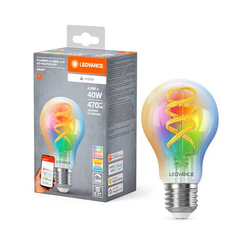 LEDVANCE Lámpara LED SMART+ MATTER, compatible con Google