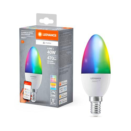 LEDVANCE Lámpara LED SMART+ MATTER, compatible con Google