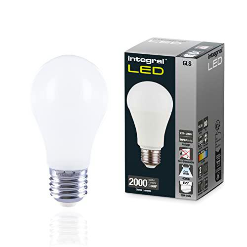 Integral Bombilla Mate LED 2 PACK E27 GLS A60 Blanco Frío 4000 K