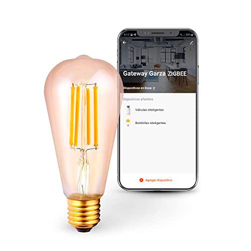 Garza Smart - Bombilla Inteligente de Filamento LED