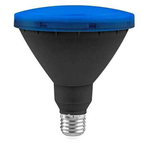 PRENDELUZ Bombilla led mate PAR38 15W luz azul, ideal para exterior IP65