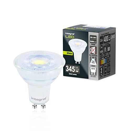 Integral Bombilla LED 10 PACK Vidrio GU10 Blanco Frío 4000K