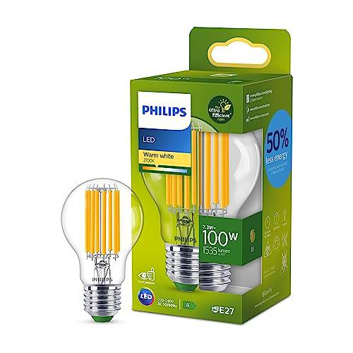 Philips Bombilla LED Clásica Philips Eficiente, Casquillo E27 7.3W