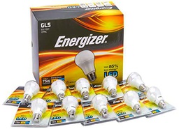 Energizer Bombilla LED GLS 1060LM E27 2700K luz cálida (paquete de 10 unidades)