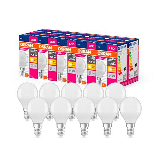 OSRAM Valor de estrella LED de Lámpara LED clásica P40 para enchufe E14