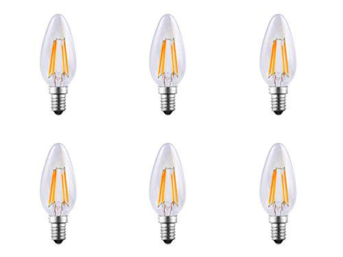 Electraline 92279 - Bombilla LED con filamento de bajo Consumo (6 Unidades