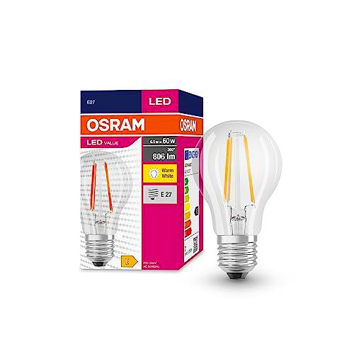 OSRAM Valor de estrella LED de Lámpara LED clásica A60 para enchufe E27