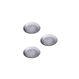 Kanlux Soporte para foco LED empotrable, 3 x 10 W, interior GU5.3/GU10