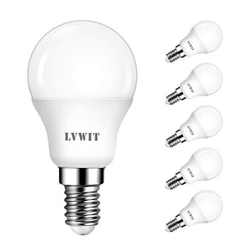 LVWIT Bombillas LED E14-4.5W Equivalente a 40W, 470 Lúmenes