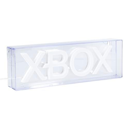 Luz Neon LED de XBOX de Paladone, Accesorios de Escritorio Montables en Pared