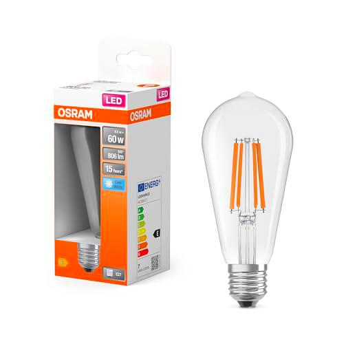 OSRAM LED Star Globe con forma de bombilla Edison clásica