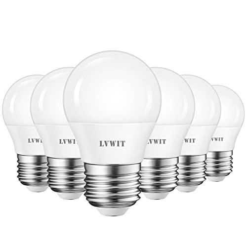 LVWIT Bombillas LED E27 Golf, 6.5W Equivalente a 60W