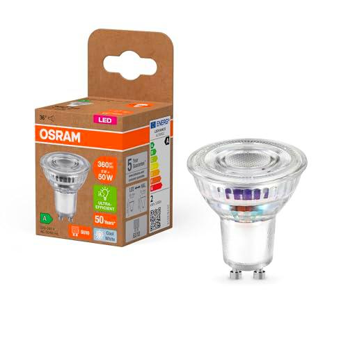 OSRAM Lámpara reflectora LED Energy Class PAR16 de 2 W