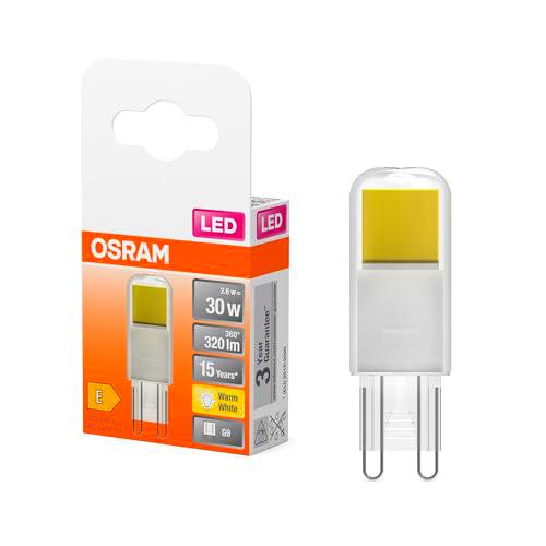 OSRAM LED PIN Lámpara LED de vidrio transparente, con 2,6 W para 320 lm