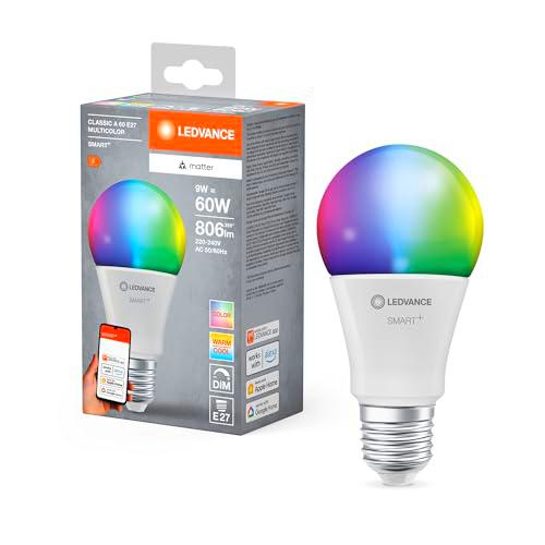 LEDVANCE Lámpara LED SMART+ MATTER, compatible con Google