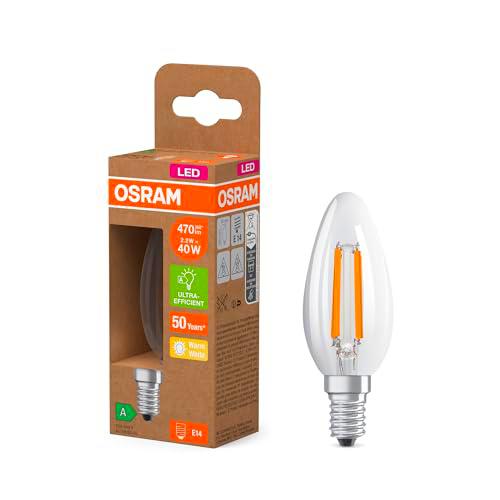 OSRAM LED Superstar Classic Lámpara LED B 40 en forma clásica de mini vela