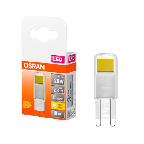 OSRAM LED PIN Lámpara LED de vidrio transparente, con 1,8 W para 200 lm