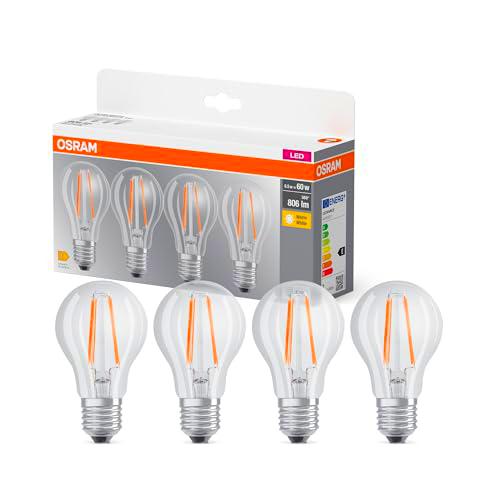 OSRAM LÁMPARAS LED, forma de bombilla clásica, 60W