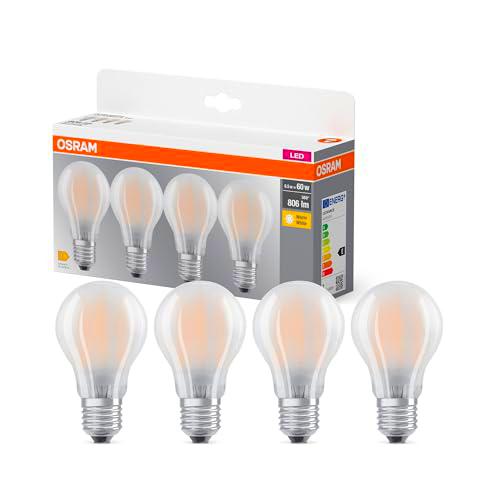 OSRAM LÁMPARAS LED, forma de bombilla clásica, 60W