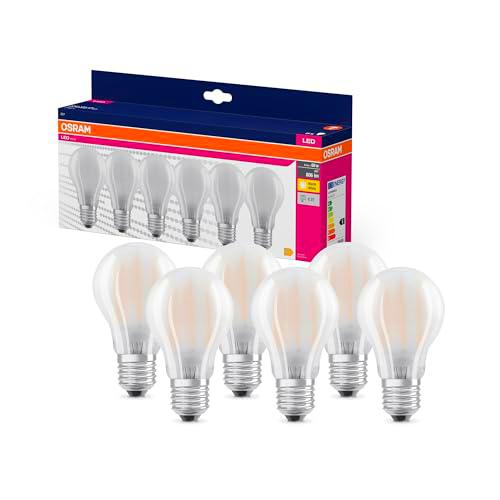 OSRAM LÁMPARAS LED, forma de bombilla clásica, 60W