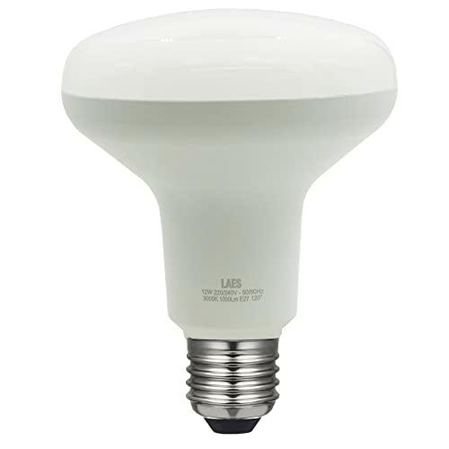 Laes - Bombilla Reflectora LED, E27, 12 watts, Blanco