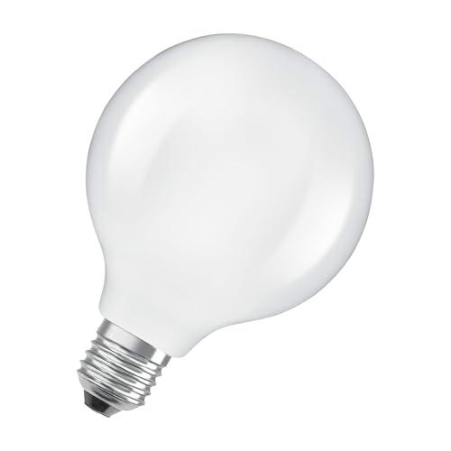 OSRAM LED Superstar Classic Globe Lámpara LED G 95 en forma de bola clásica de vidrio esmerilado