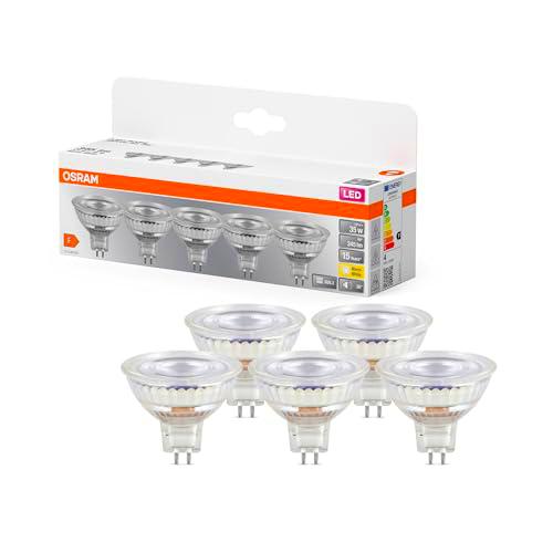 OSRAM LED BASE MR16, paquete de 5 bombillas de baja tensión