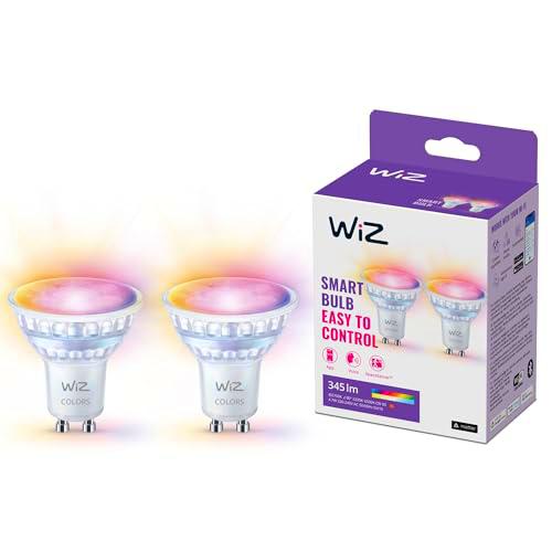 WiZ - Bombilla LED inteligente GU10 de cristal - 50W