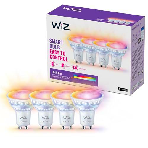 WiZ - Bombilla LED inteligente GU10 de cristal - 50W