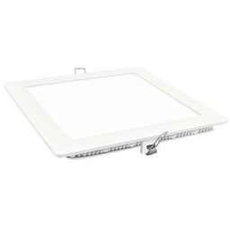 matel M292207 - Downlight led Aluminio Plano Blanco Cuadrado fría 18w