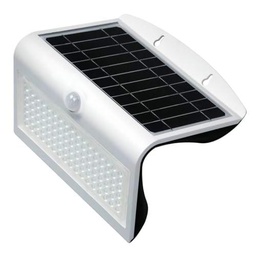 Aplique led solar blanco con sensor 8 w