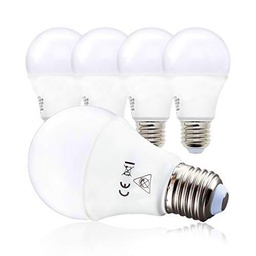 Bombillas LED E27 Ecológico, 9W Equivalente a 75W, Luz Blanca cálida 2700K 806LM