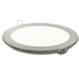 Downlight led corte 185mm.plata 18w.neu