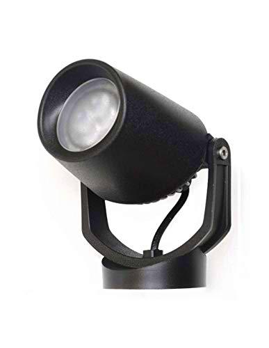 CRISTHER LIGHTING Proyector LULU negro portalámpara GU10 LED exterior IP66.