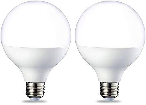 Amazon Basics - Bombilla LED E27, G93, estilo globo,con rosca Edison