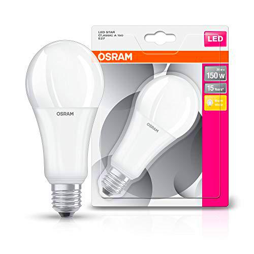 Osram Star Classic a Lámpara LED E27, 19 W, Blanco