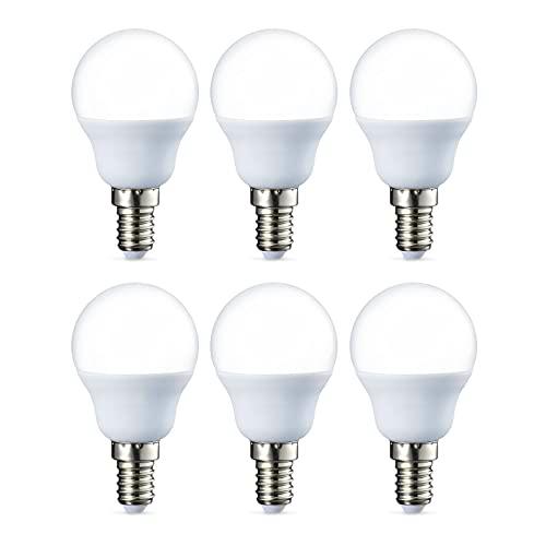 Amazon Basics Bombilla LED E14, P45, 5.5W (equivalente a 40W)