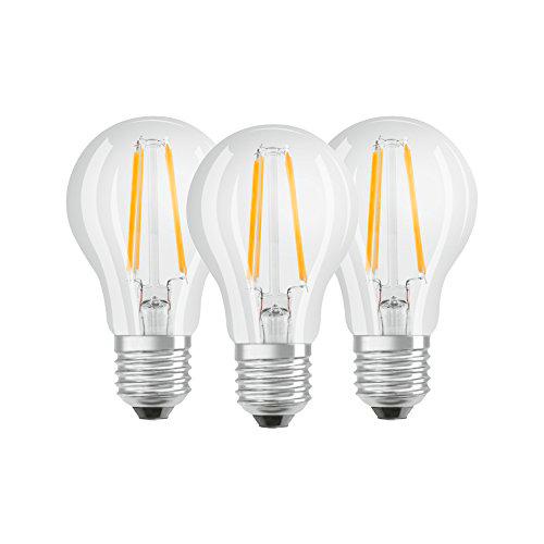 Osram 819535 - Bombilla LED E27, 6W=60W, Blanco, 3 Unidades