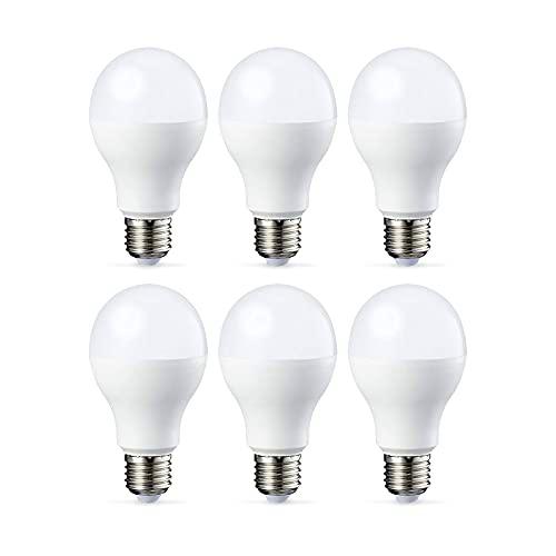 Amazon Basics Bombilla LED Esférica E27, 14W (equivalente a 100W)