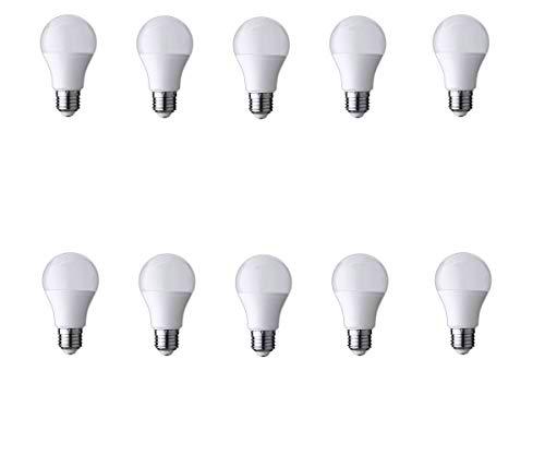 Jandei - 10 x Bombilla Led E27 A60 de 10W equivalente a 80W