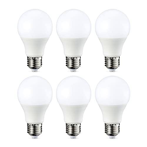 Amazon Basics Bombilla LED Esférica E27, 9W (equivalente a 60W)