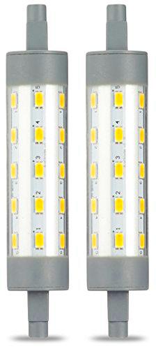 Amazon Basics Bombilla LED Lineal R7S 118 mm, 6.5W (equivalente a 60W)