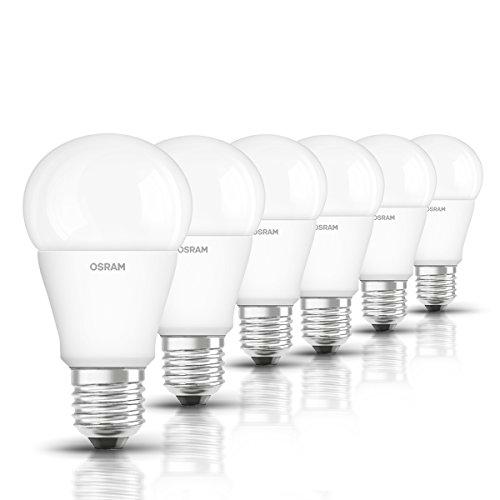 Osram Star Bombilla LED, E27, 10 watts, Blanco, pack de 6