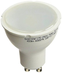 A2BC Led lighting Bombilla LED GU10, 6 W, Blanco frío 6000K