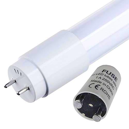 10x Tubo de LED 360 grados, 120cm, blanco frío (6500K)